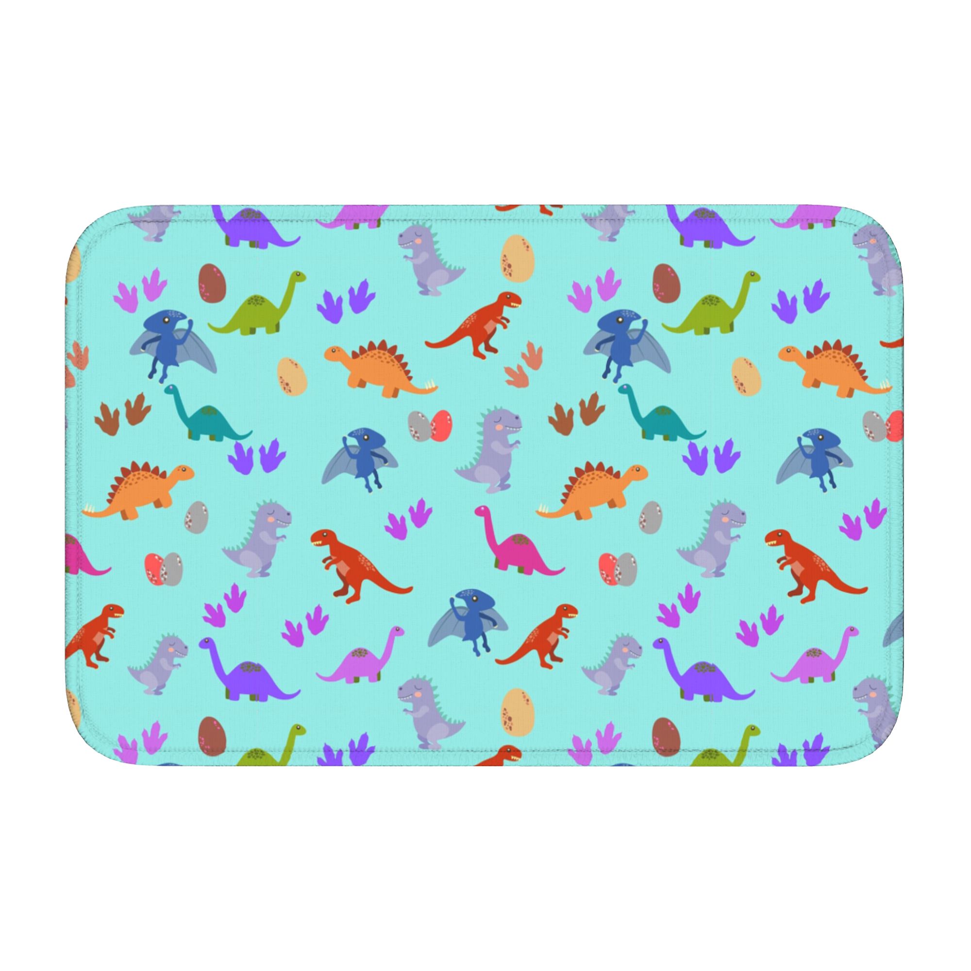 Home Landing Textiles - Dinosaur Land Cute Dino Pattern Doormat
