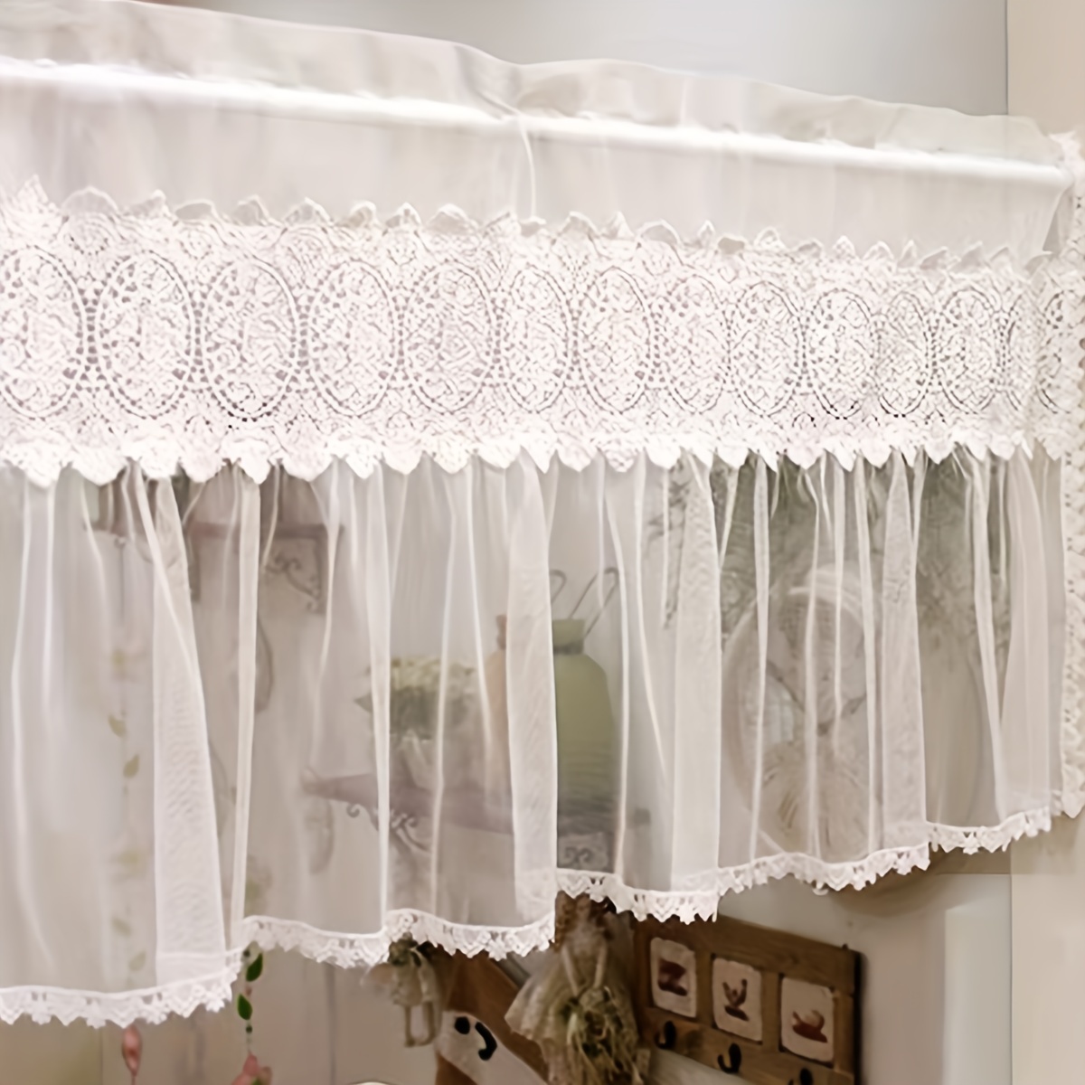Home Textiles France - 1Pc, French Pastoral Style White Modern