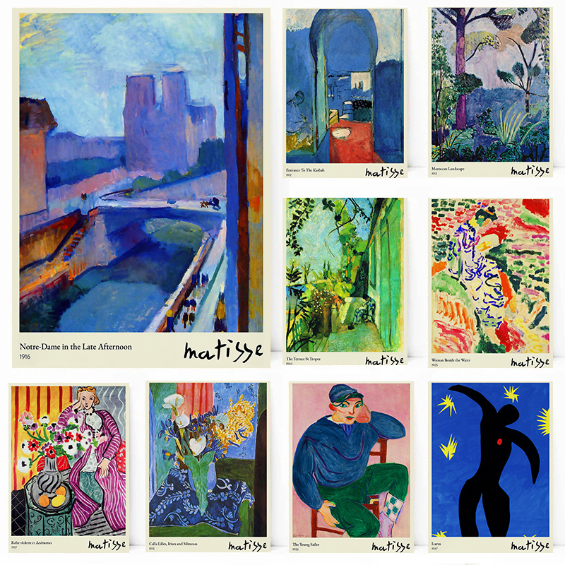 Home Textiles France - French Fauvism Painter Henri Matisse Works