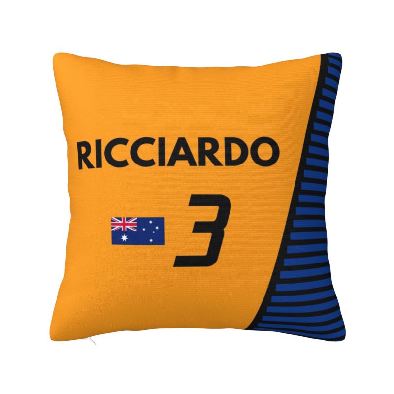 Home Textiles Australia - Custom Ricciardo Automobile Race Throw Pillow