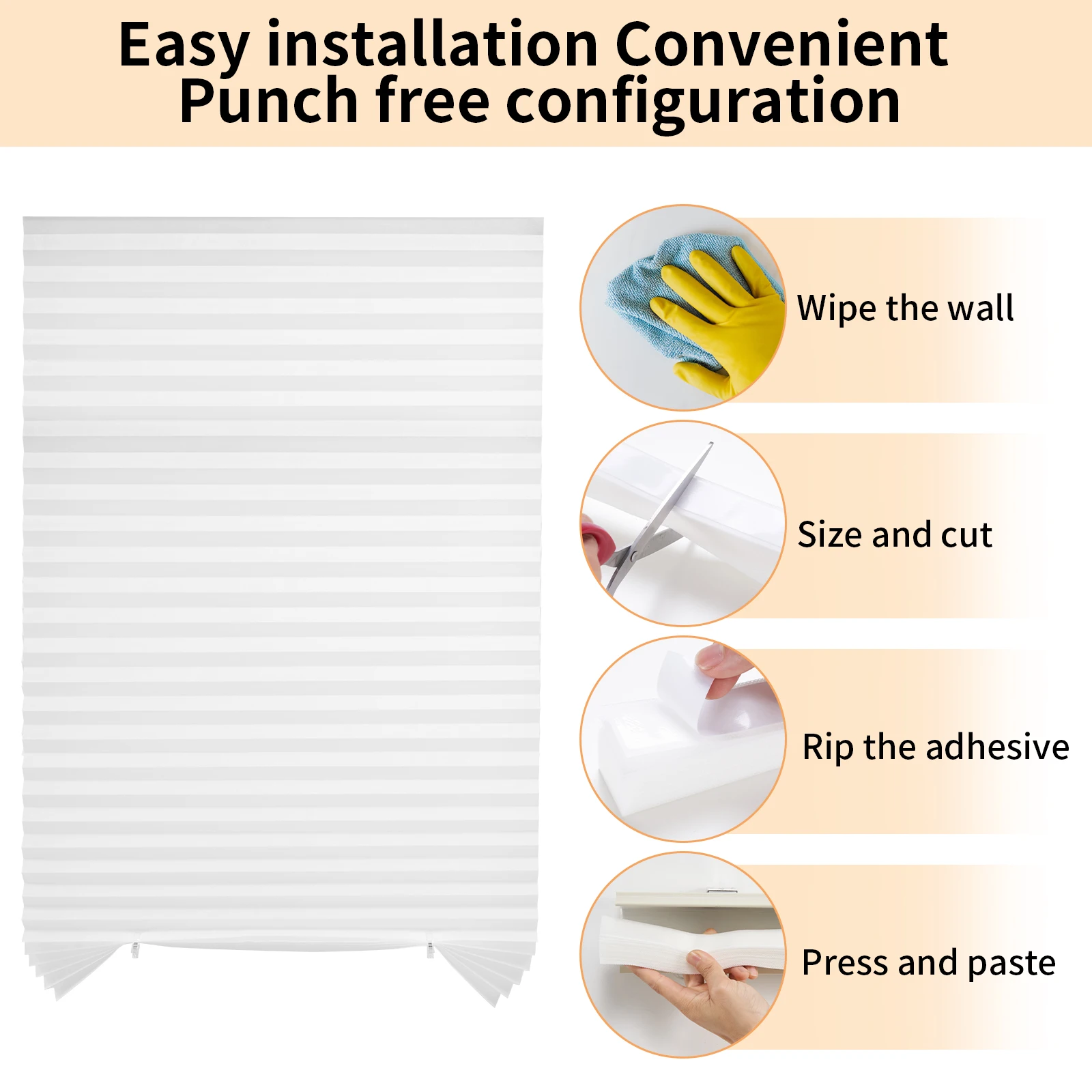 Pleated Window Blinds Temporar - Home Textiles France recensione e prezzo