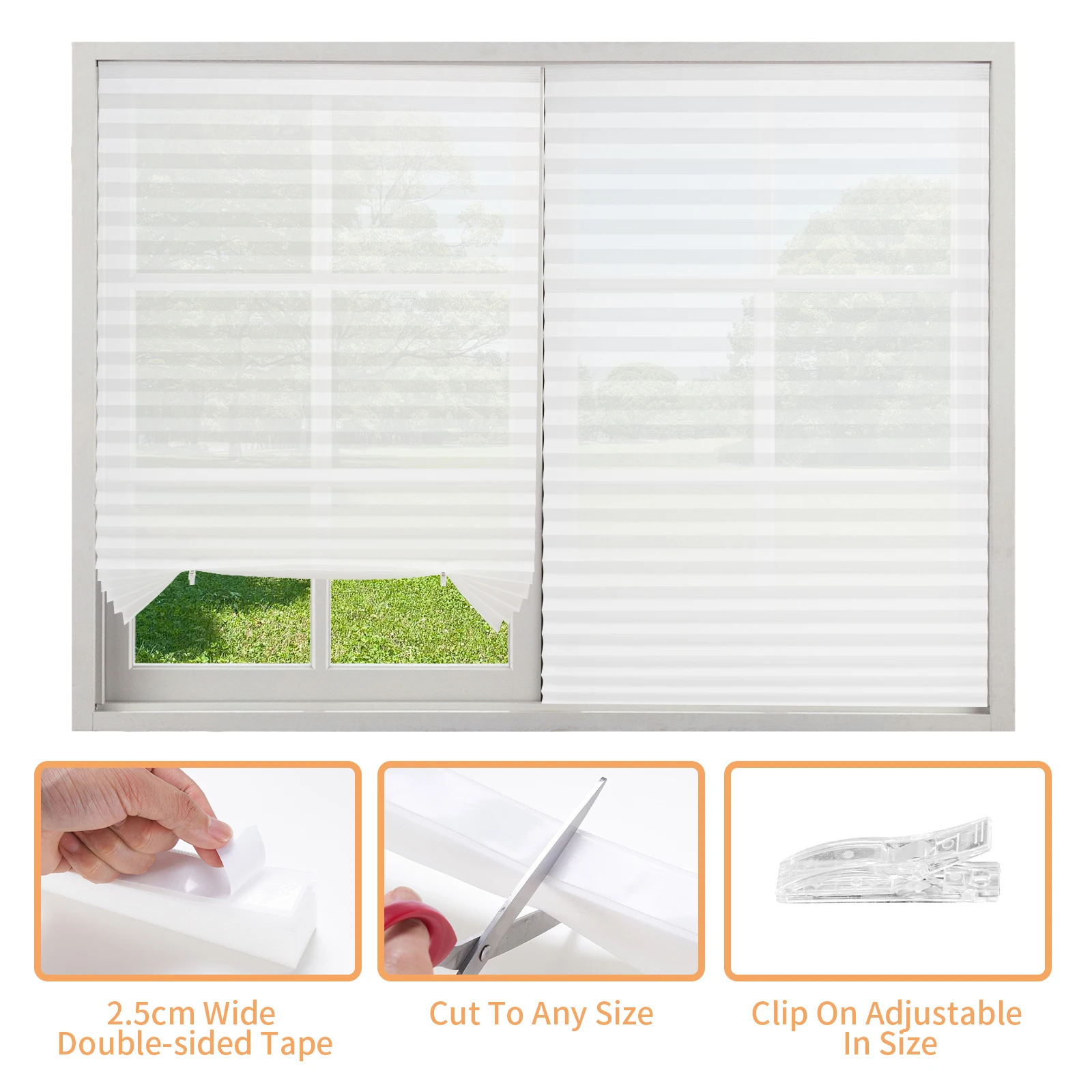 Pleated Window Blinds Temporar - Home Textiles France recensione e prezzo