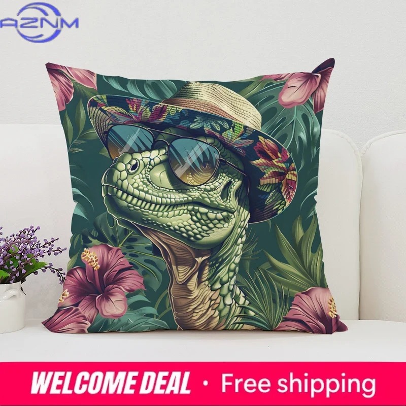 40x40 Cushion Cover Dinosaur L - Home Landing Textiles recensione e prezzo