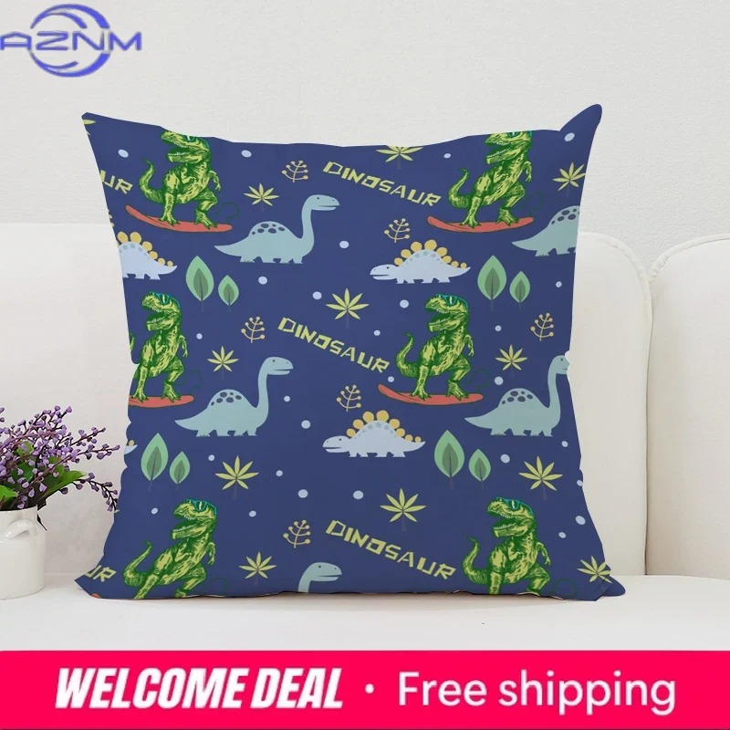40x40 Cushion Cover Dinosaur L - Home Landing Textiles recensione e prezzo