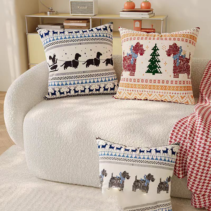 Christmas Fair Isle Dachshund  - Home Textiles Fair recensione e prezzo