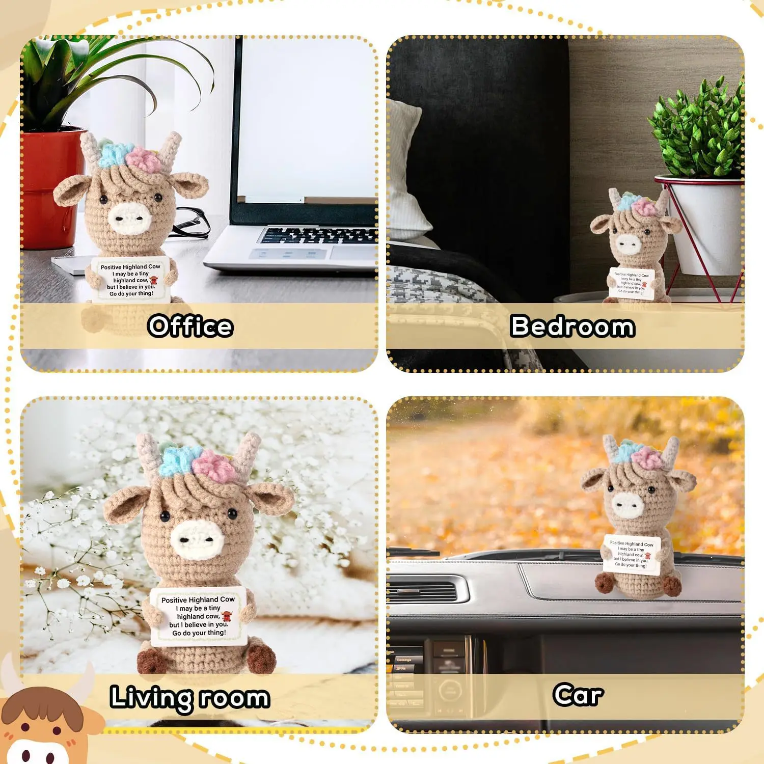 Crochet Emotional Cow Doll Dec - Home Textiles Europe recensione e prezzo