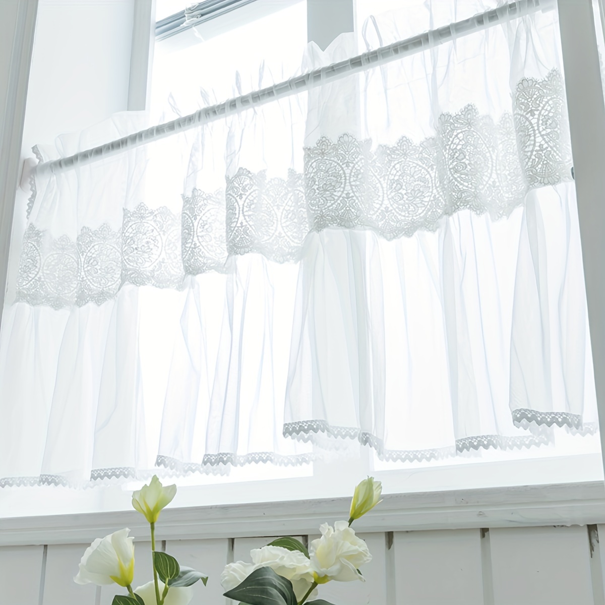 1Pc, French Pastoral Style Whi - Home Textiles France recensione e prezzo