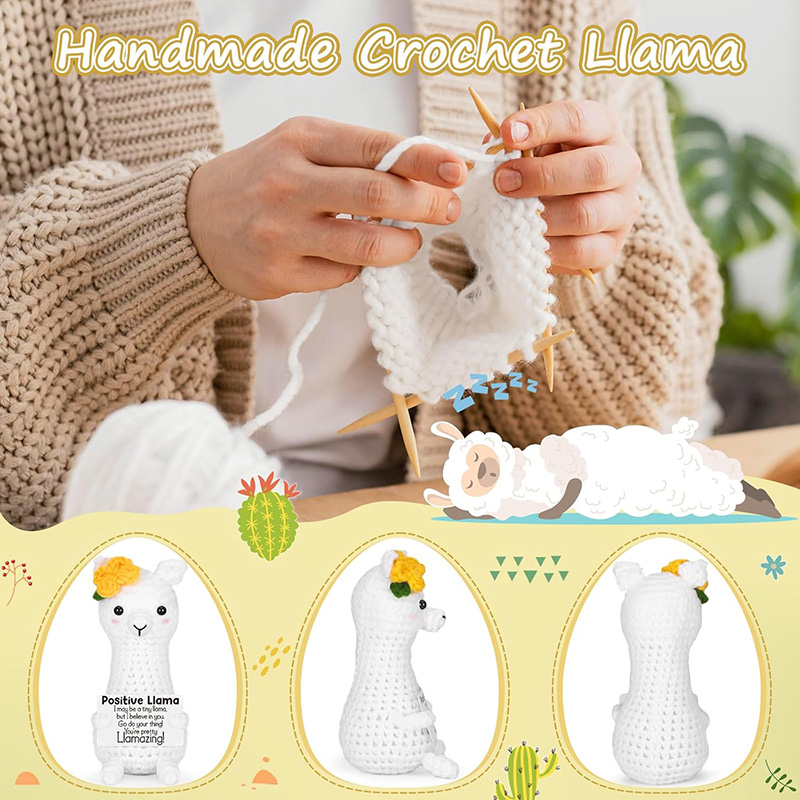 Funny Handmade Crochet Llama P - Home Textiles Europe recensione e prezzo