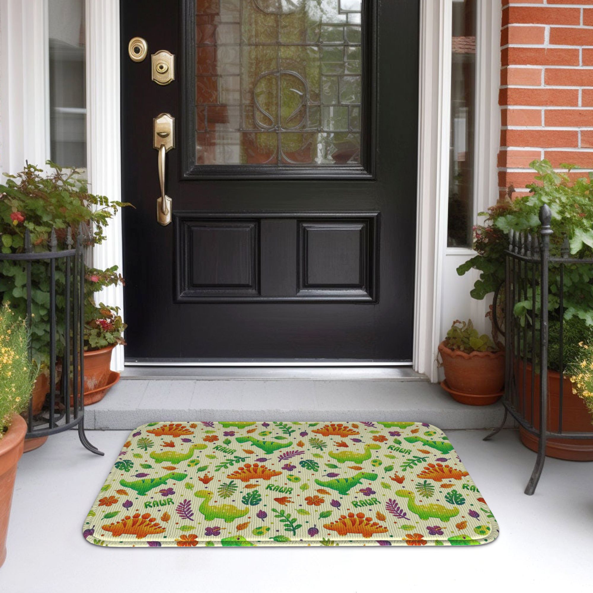 Dinosaur Land Cute Dino Patter - Home Landing Textiles recensione e prezzo