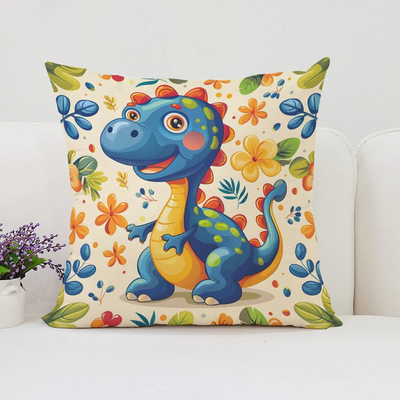Dinosaur Land throw pillow cov - Home Landing Textiles recensione e prezzo
