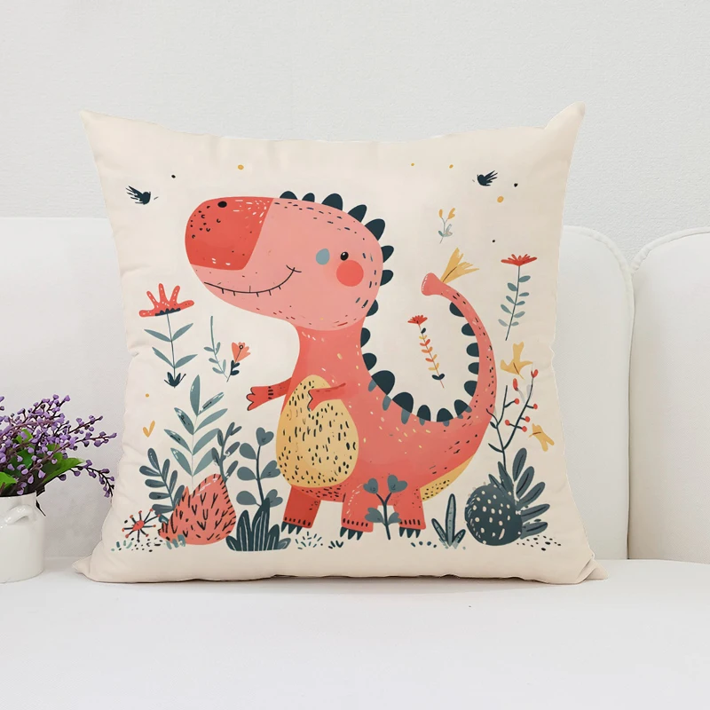Dinosaur Land throw pillow cov - Home Landing Textiles recensione e prezzo