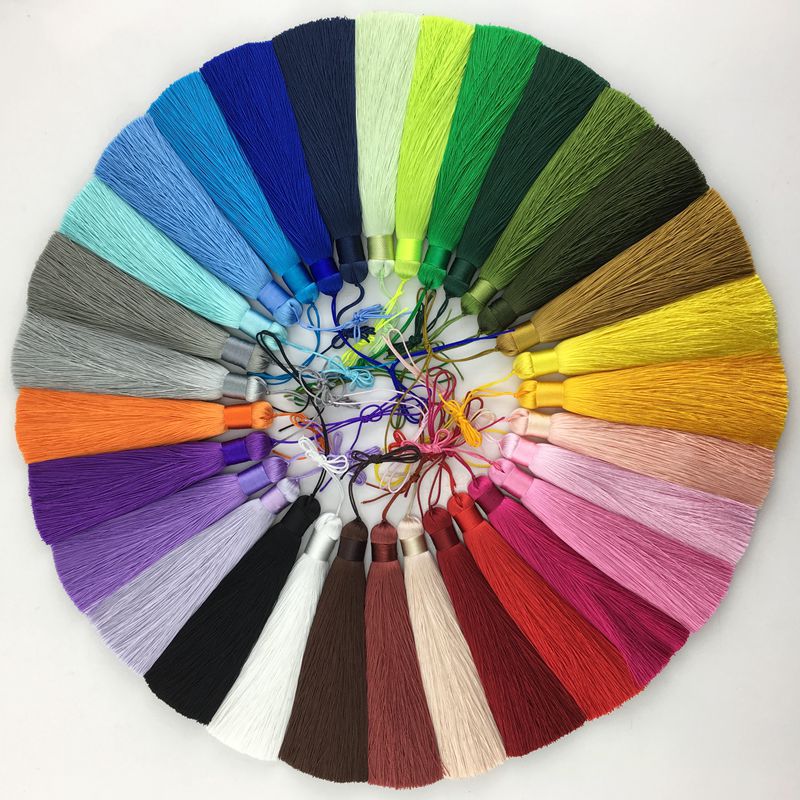1Pcs 12CM Polyester Silk Beads - Home Ec Textiles recensione e prezzo