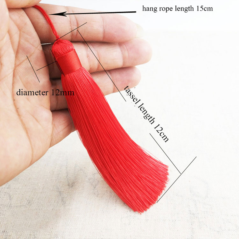 1Pcs 12CM Polyester Silk Beads - Home Ec Textiles recensione e prezzo