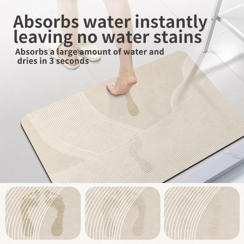 VIKAMA Diatomite Bath Mat Fast - Home Textiles Europe recensione e prezzo