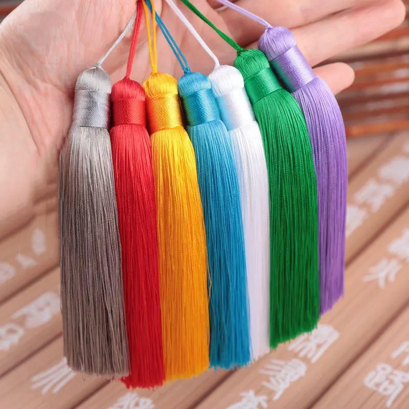 2Pcs 12CM Polyester Tassels wi - Home Ec Textiles recensione e prezzo