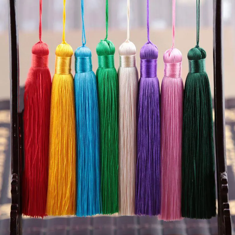 2Pcs 12CM Polyester Tassels wi - Home Ec Textiles recensione e prezzo