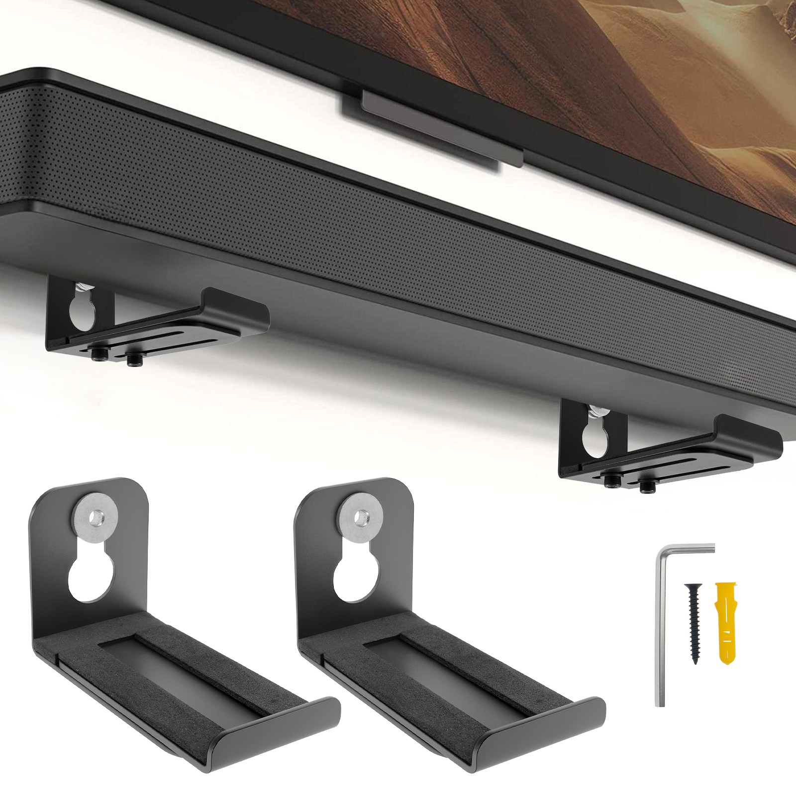 2Pcs Soundbar Speaker Stands W - Xt Home Textiles recensione e prezzo