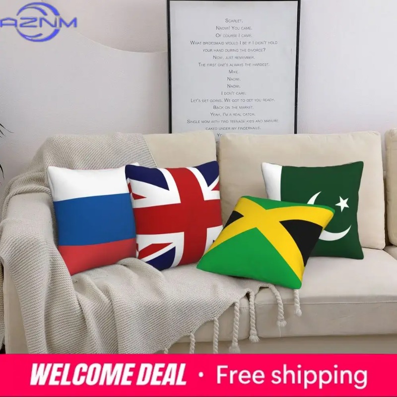 USA Australia Flag Print Cushi - Home Textiles Australia recensione e prezzo