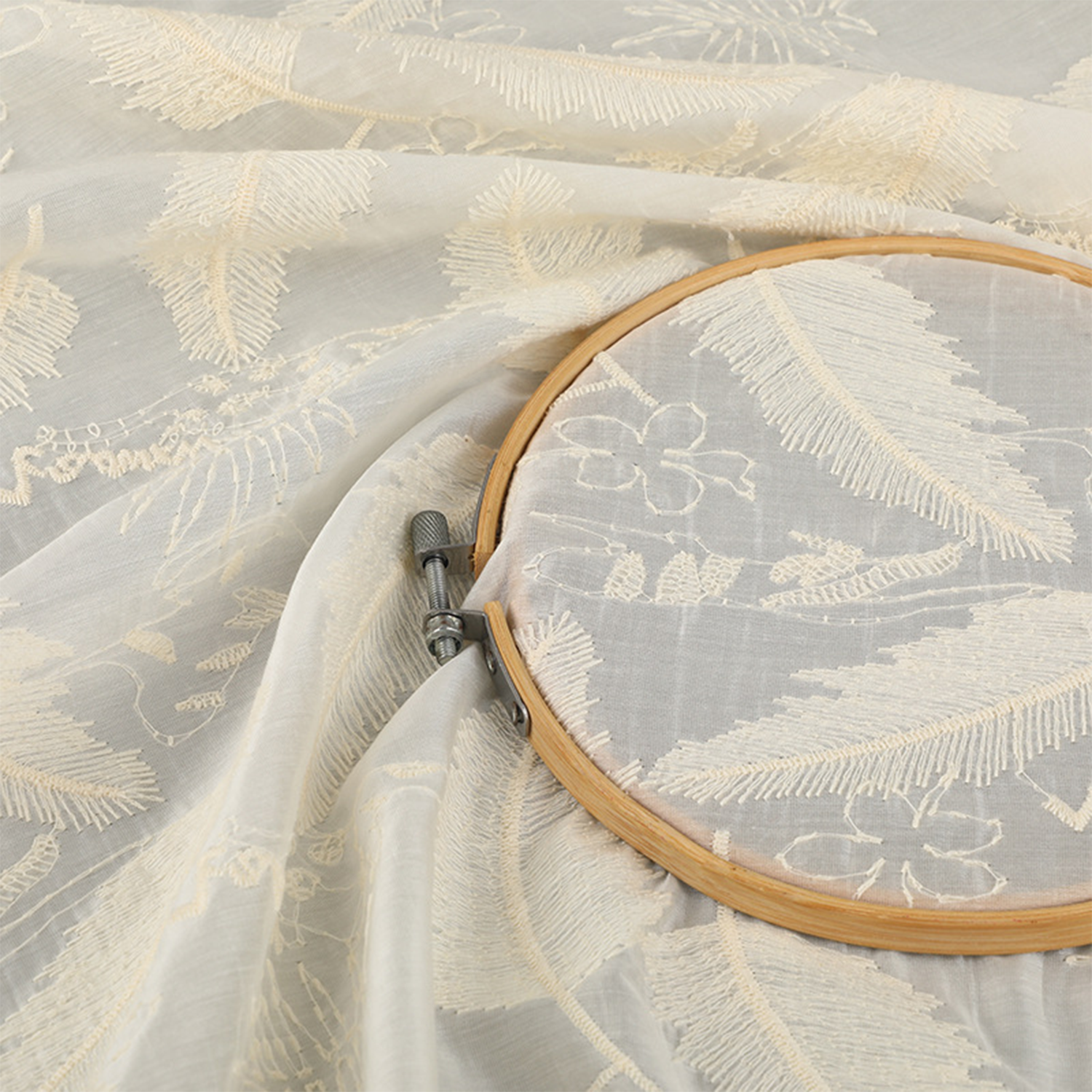 5 Yards Silk Cotton Embroidery - Home Textiles Suppliers In Usa recensione e prezzo