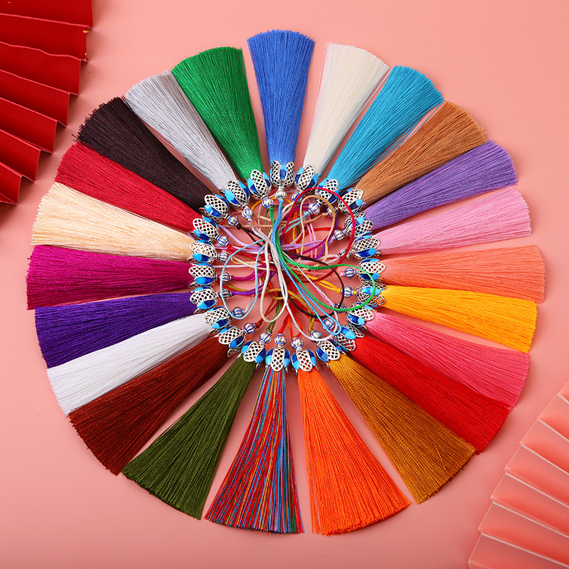5/10Pcs 8cm Silk Tassel Fringe - Home Ec Textiles recensione e prezzo