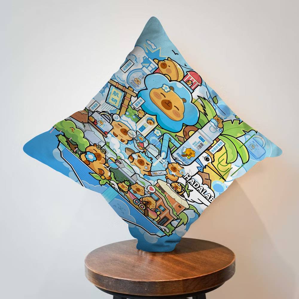 Cute Capybara Pillowcases Home - Home Textiles Super Soft recensione e prezzo