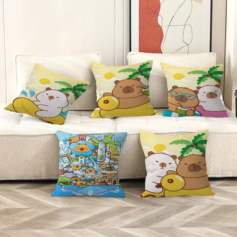 Cute Capybara Pillowcases Home - Home Textiles Super Soft recensione e prezzo
