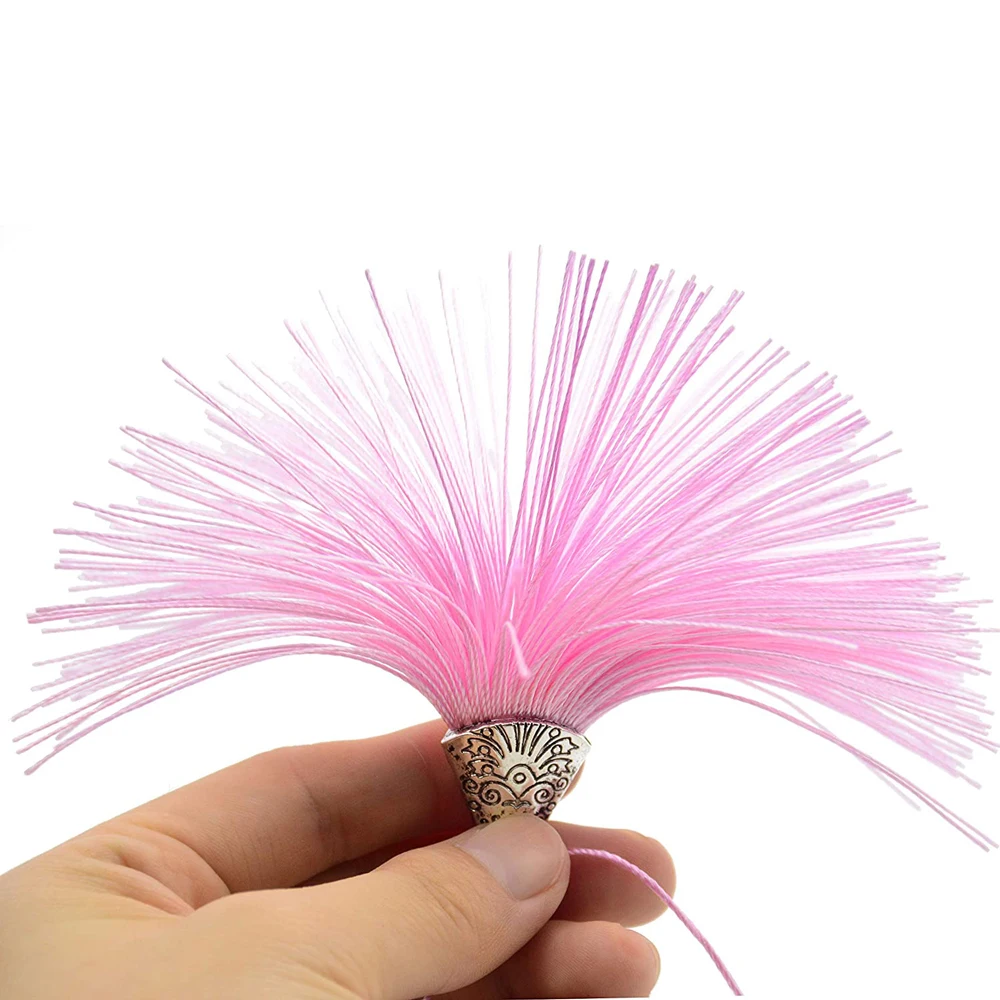 5/10Pcs Silky Handmade Tassels - Home Ec Textiles recensione e prezzo