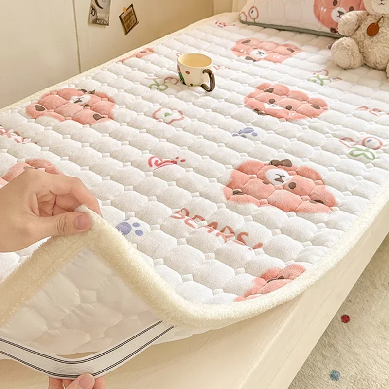 Cartoon Printed Warm Bed Mattr - Home Textiles Super Soft recensione e prezzo