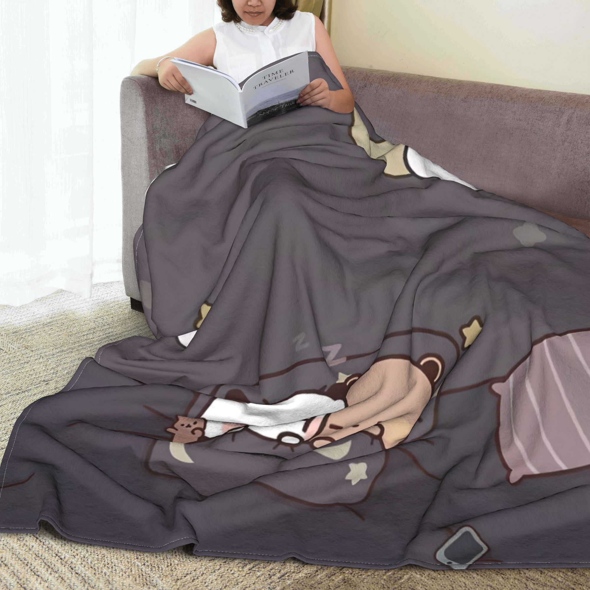 Bear Cartoon Cute Bubu Dudu Bl - Home Textiles Super Soft recensione e prezzo