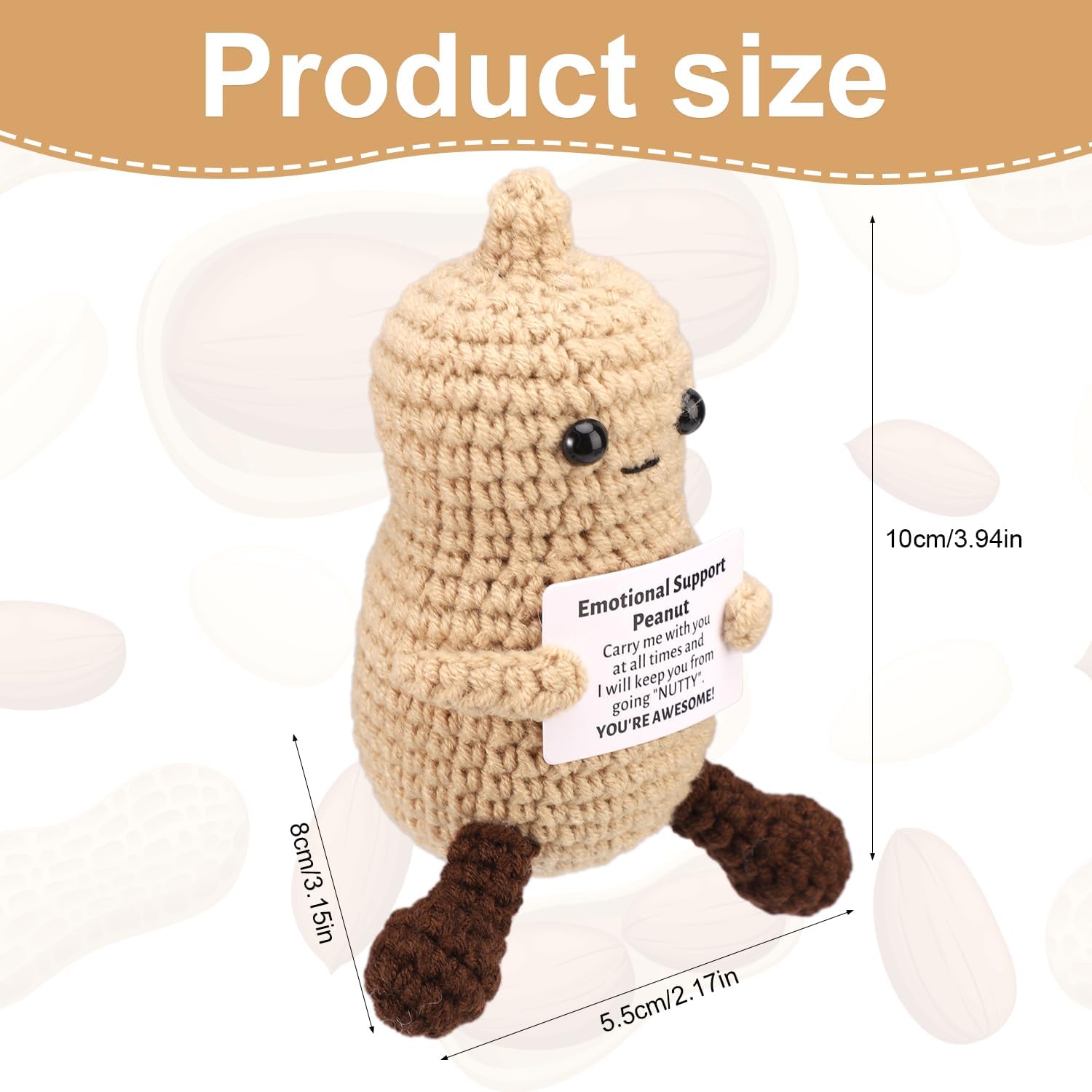 Funny Crochet Peanut Handmade  - Home Textiles Europe recensione e prezzo