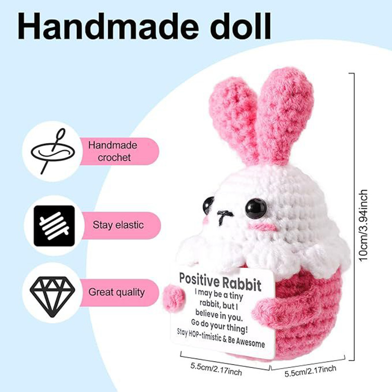Crochet Rabbit Doll Ornament H - Home Textiles Europe recensione e prezzo